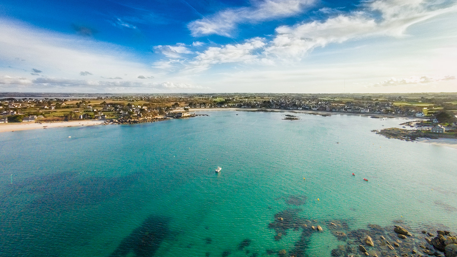 Photo aerienne par drone Finistere Bretagne